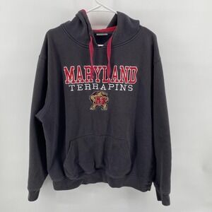 Maryland Terrapins Sweatshirt‎ Mens XL Gray NCAA Football Stadium Athletics